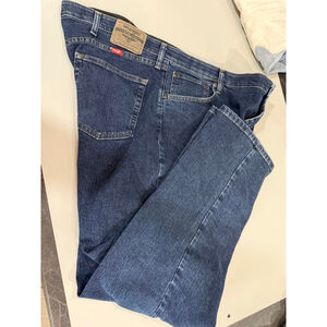 Men’s Wrangler Jeans Denim Regular Fit Straight Leg Size 42/30